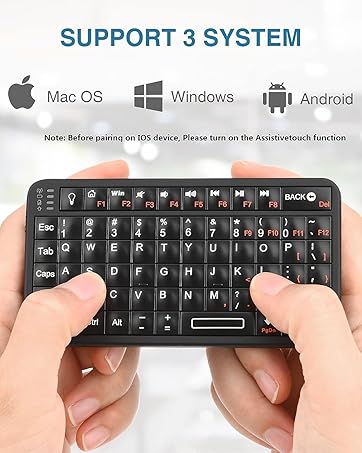 Rii♡ Amazon.com: Rii Mini Bluetooth Keyboard,Portable Wireless