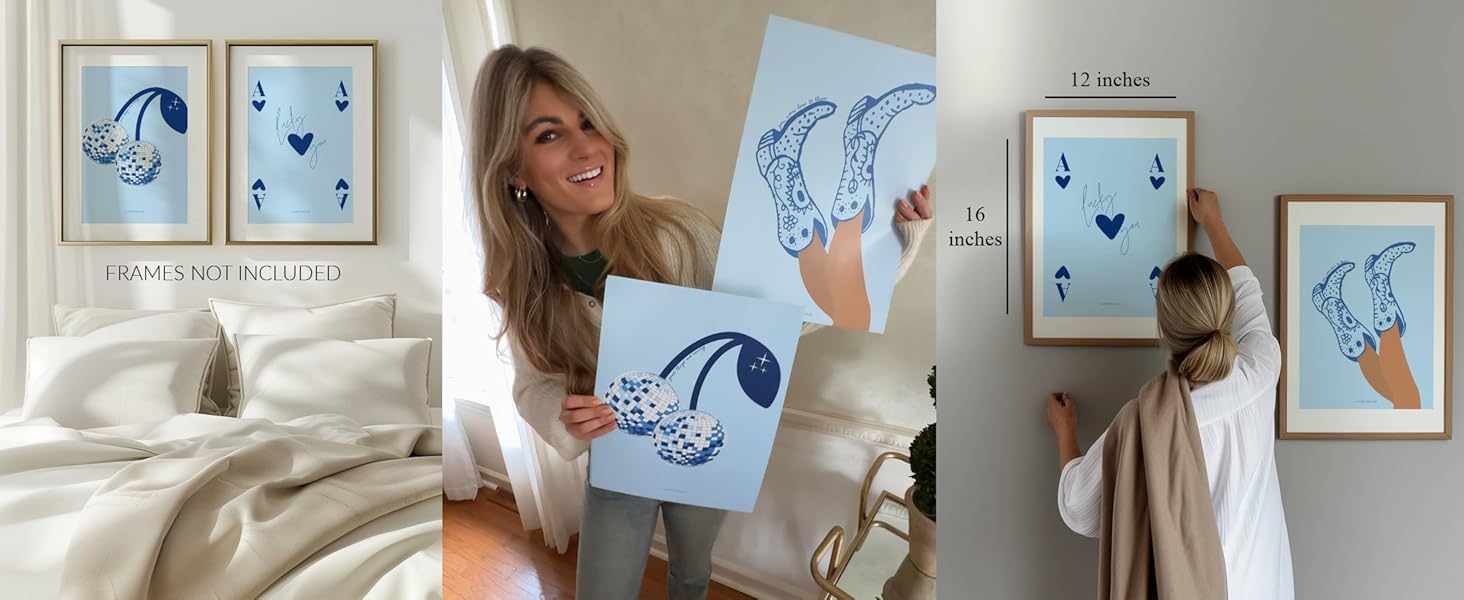 cowgirl room decor western blue posters light blue wall decor navy blue wall decor dorm decor