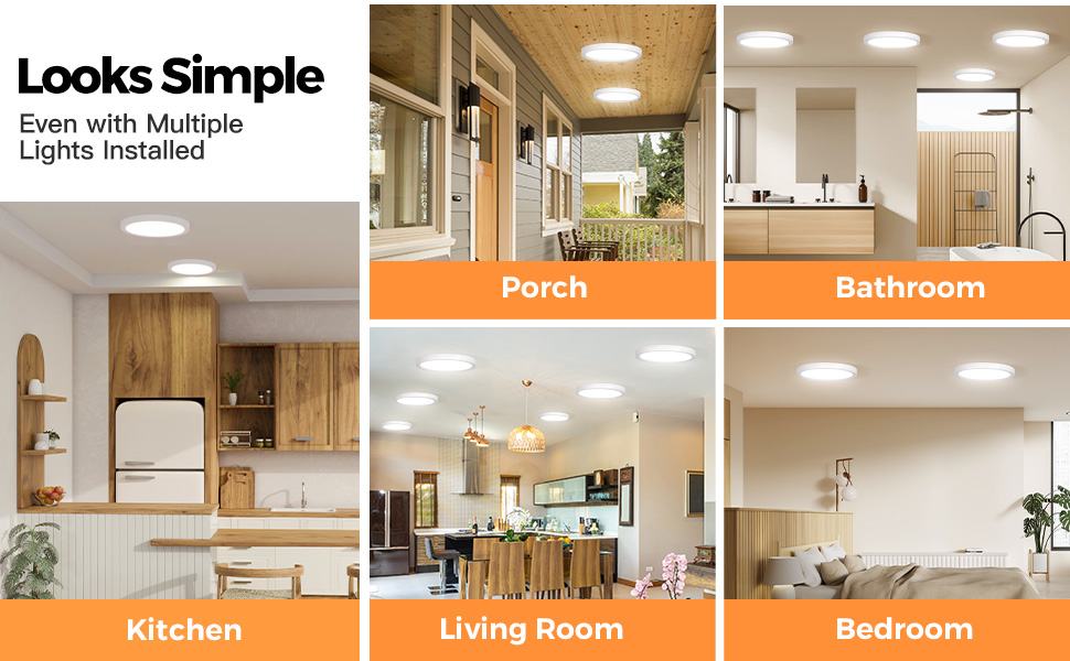 7inch led flush mount ceiling light