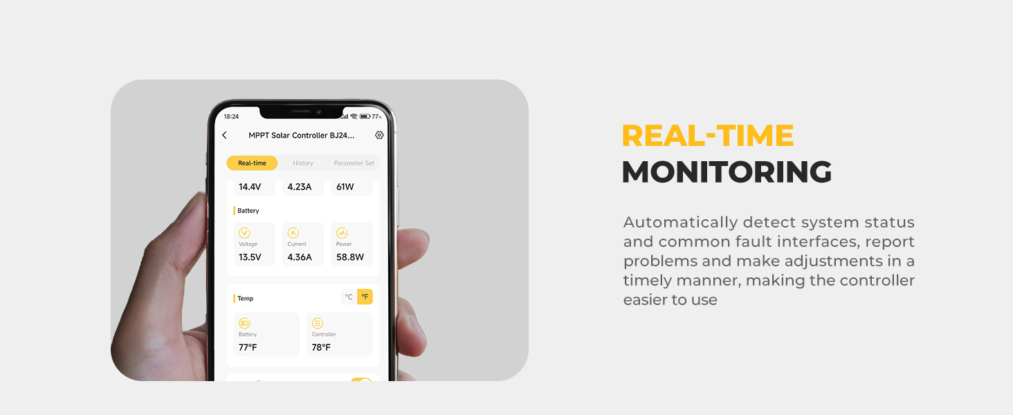 MPPT Solar Charge Controller APP
