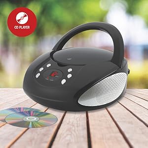 Amazon.com: GPX, Inc. Portable Top-Loading CD Boombox with