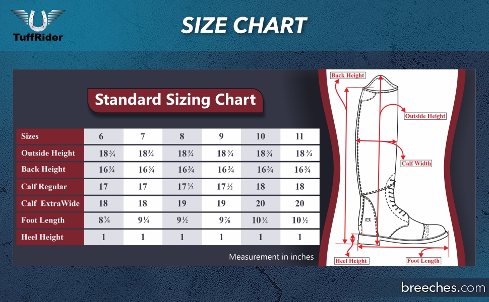 tuffrider ladies plus rider dress boots