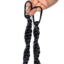 30 inch Long Braided PONYTAIL with Rubber Bands Hair Extensions 2pcs Set