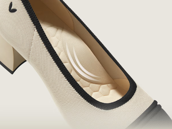 Amazon.com | VIVAIA Julie Arch Pro Stress Free Almond-Toe Chunky