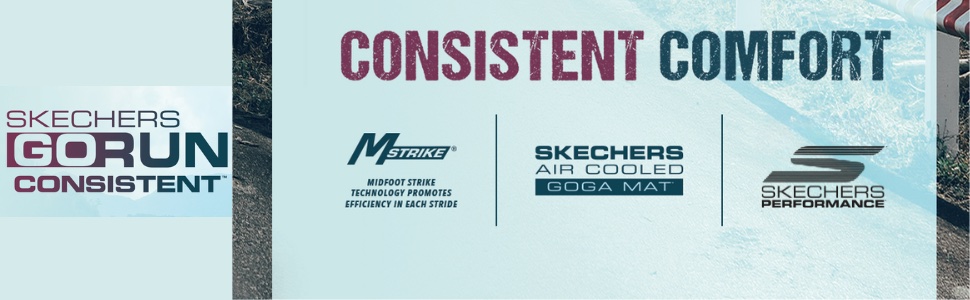 Consistent running walking shoes