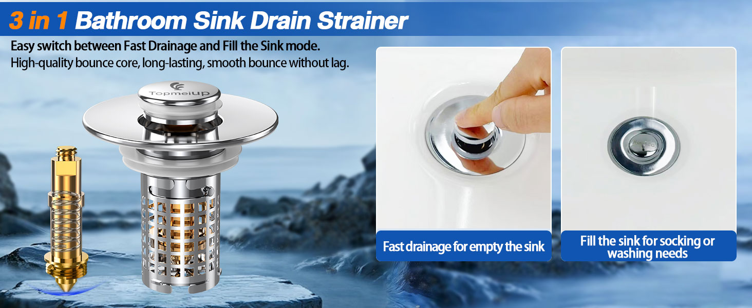 Bathroom Sink Drain Strainer