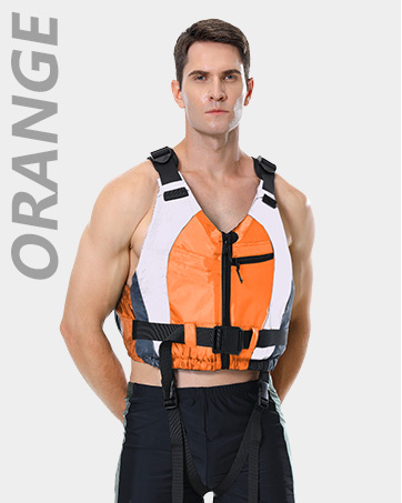 orange swim vest