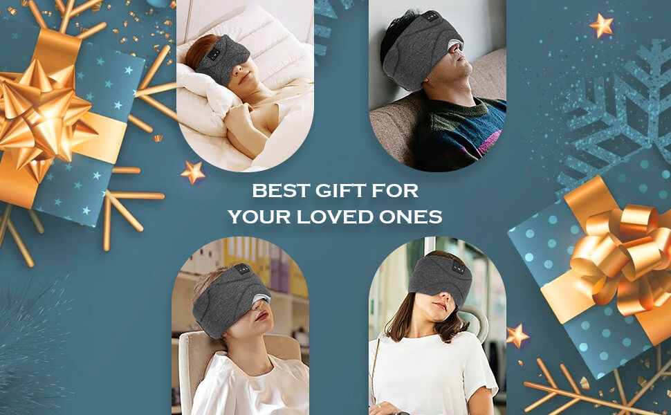 Bluetooth Sleep Mask with 24 White Noise, Sleep Mask with Bluetooth