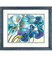 Dimensions Blue Poppies Paint by Numbers for Adults, 14'' W x 11'' L