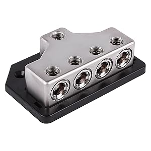 最終値下【SAUNDERS】A4アルミSAUNDERS SNAPAK Amazon.com: Skar Audio x1 0/4 Gauge Input to x4 0/4 Gauge