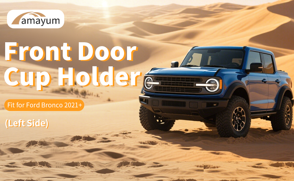 Ford Bronco 2021+ Cup Holder Drink Holder Driver Side Cup Holder Bronco Cup Holder Accessories