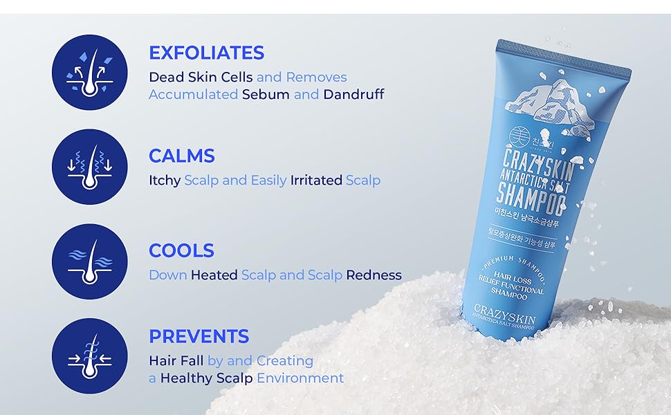 Crazy Skin Antartica Salt Shampoo