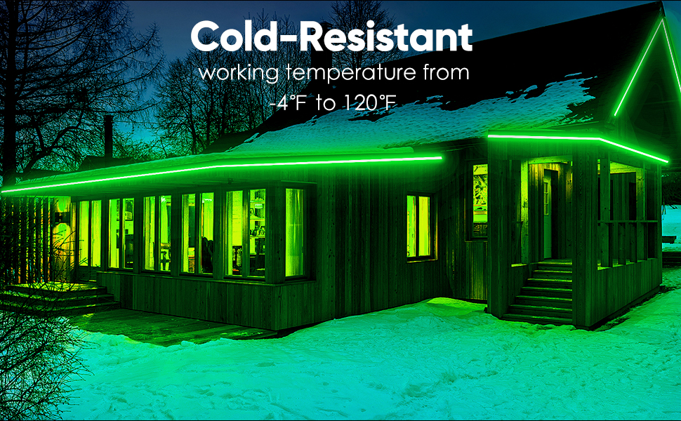 Shine Decor LED Neon Rope Lights 50FT/15M Green Color, ETLListed Flexible Neon LED