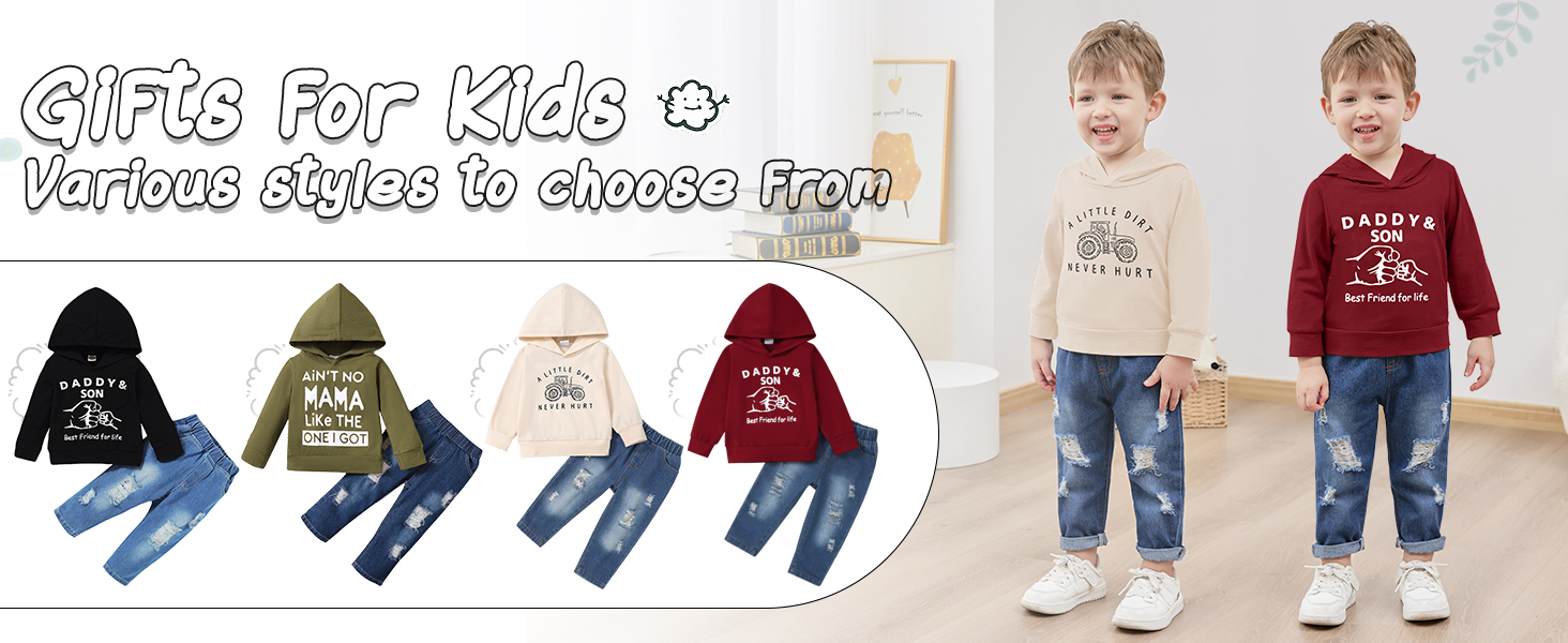 das neue Hoodie Set für Kinder