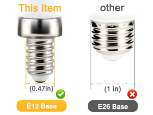 e12 led bulb 2700k