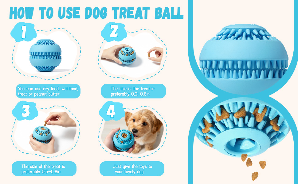 How to Use Dog Treat Ball