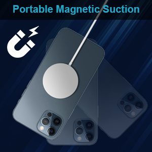 15W Wireless Charger iPhone 2M, Mag-Safe Charger for Apple iPhone 16/16 Pro/15 Pro Max/15 Pro/15 Plus/15/14/14 Pro Max/13/12/AirPods, Wireless iPhone Charger Pad Magnetic iPhone Wireless Fast Charger 13 apple magsafe charger