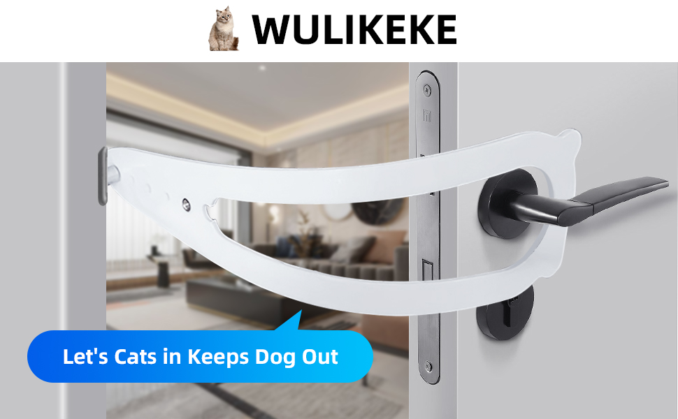 2PCS Cat Door Holder Latch, White Cat Door Alternative