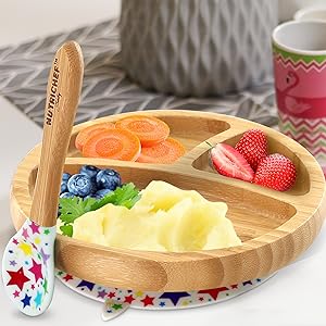 NutriChef Baby Bamboo Dinnerware