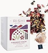 Rishi Tea Elderberry Healer Herbal Tea | USDA Organic Direct Trade Sachet Tea Bags, Certified Kos...