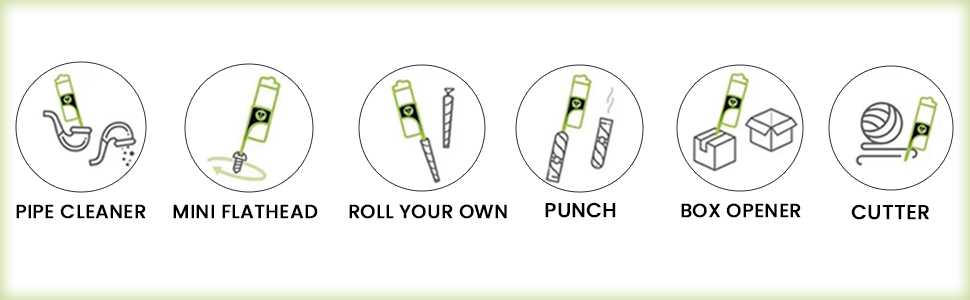 Kasher Lighter Tool Lightweight & Multi Tool Accessory for Bic Lighters