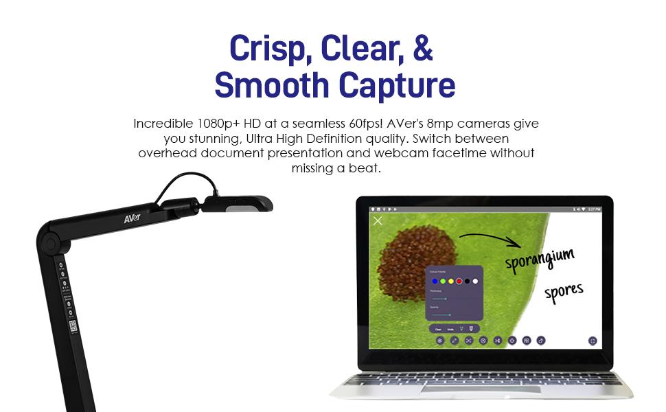 AVer M5 Document Camera USB cam for Remote Video