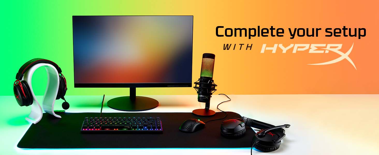 HyperX QuadCast S RGB USB Condenser Microphone for PC