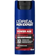 L'Oréal Moisturizing Cream for Men, Anti-Wrinkle and Anti-Aging, With Hyaluronic Acid Hyaluronic Acid