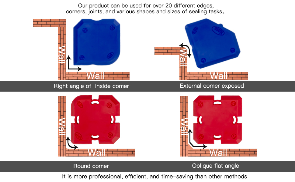 YOKSHUG Silicone Profiling Kit 12 Piece Professional Caulking Tool Kit