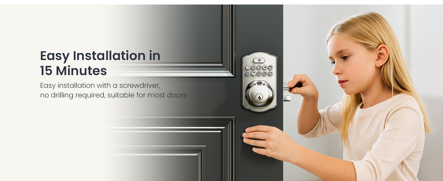 keyless entry door lock