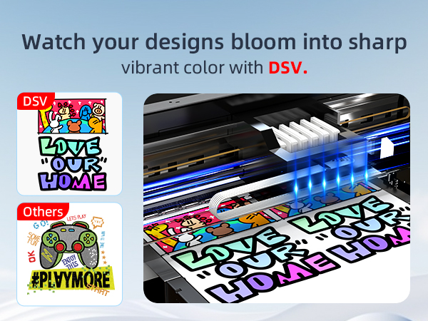 Amazon.com: DSV DTF Printer A3 L1800 Transfer Machine Built