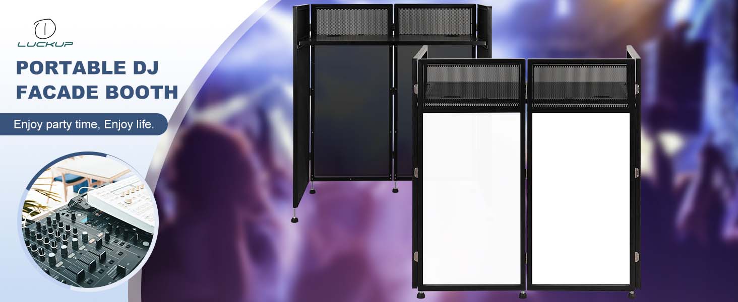Portable DJ Facade Booth