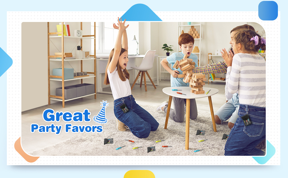 Jutom 40 Set Mini Screwdriver Keychain Set Bulk Includes 3