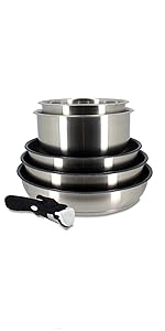 MENASTYL Batterie de cuisine inox amovible 6 pièces IRIS 3 poêles 2 casseroles poignée sécuritaire tous feux Acier inoxy 09ef8590 Ac62 47fe 9c82 22f0ae46dcb6. CR753,142,1420,2841 PT0 SX150 V1
