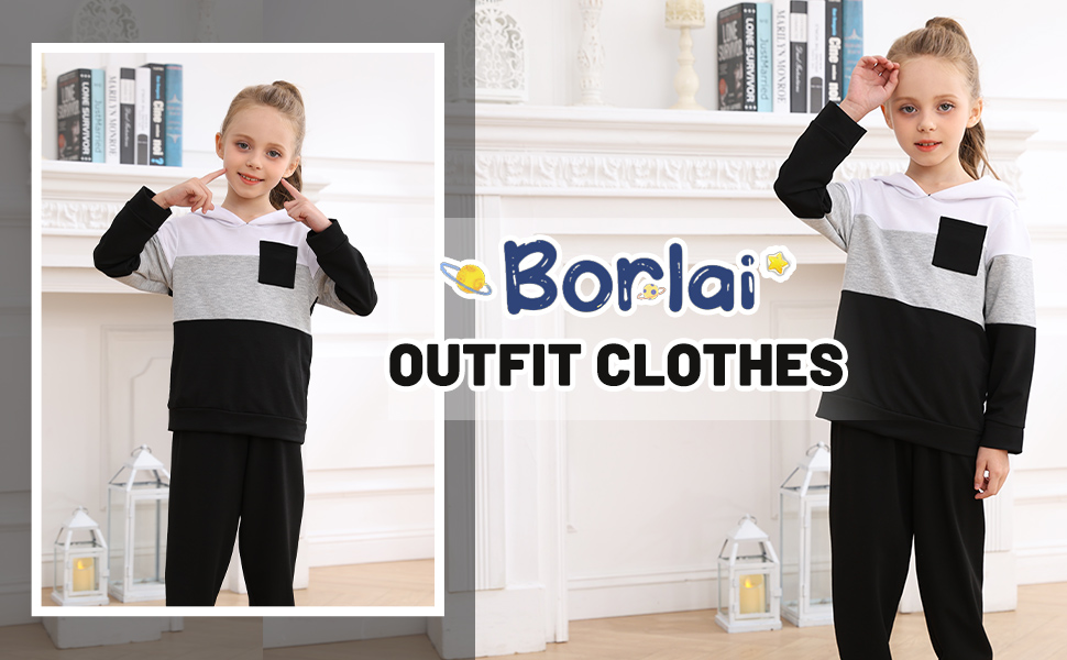 Baby Girls Hooded Clothes Set