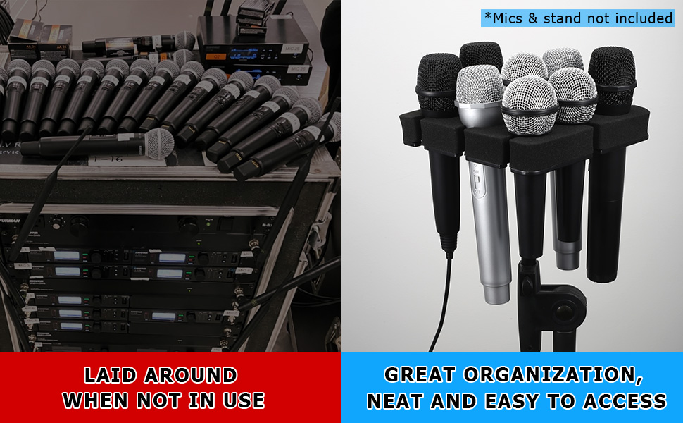 multiple mic holder