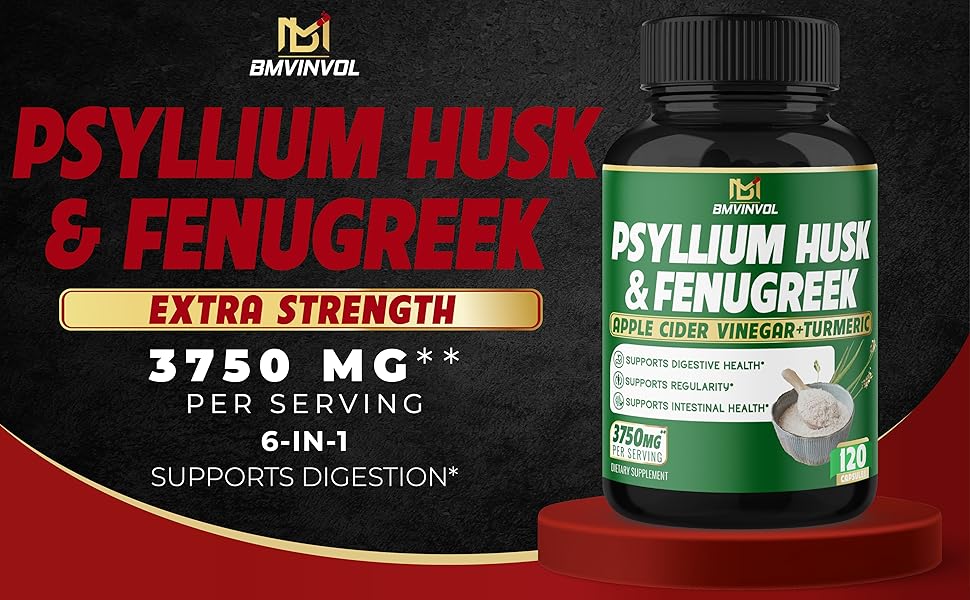 Psyllium Husk 120 Capsules Main