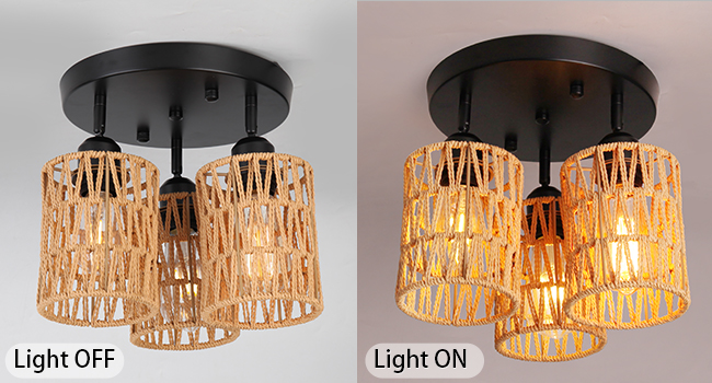 ceiling light fixtures flush mount