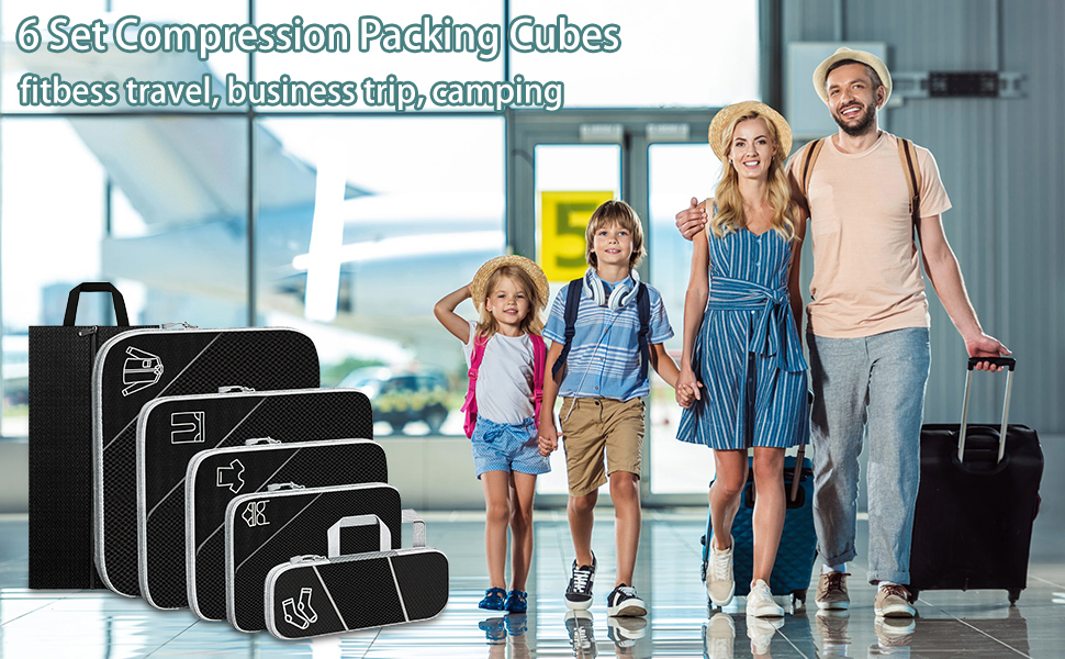 6 set packing cubes