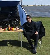 gewatteerde campingstoel