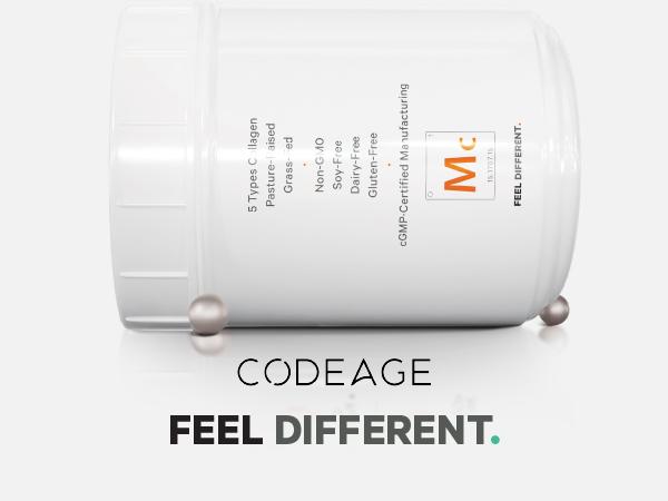 Codeage Multi Collagen powder supplement, collagen hydrolyzed multi types non gmo powder peptides 