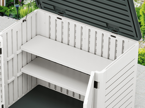 置物 rinshan Amazon.com: YITAHOME Resin Storage Shed Shelves for 35 Cuft