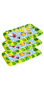 3 Pack Inflatable Serving Bars with Hand Pump