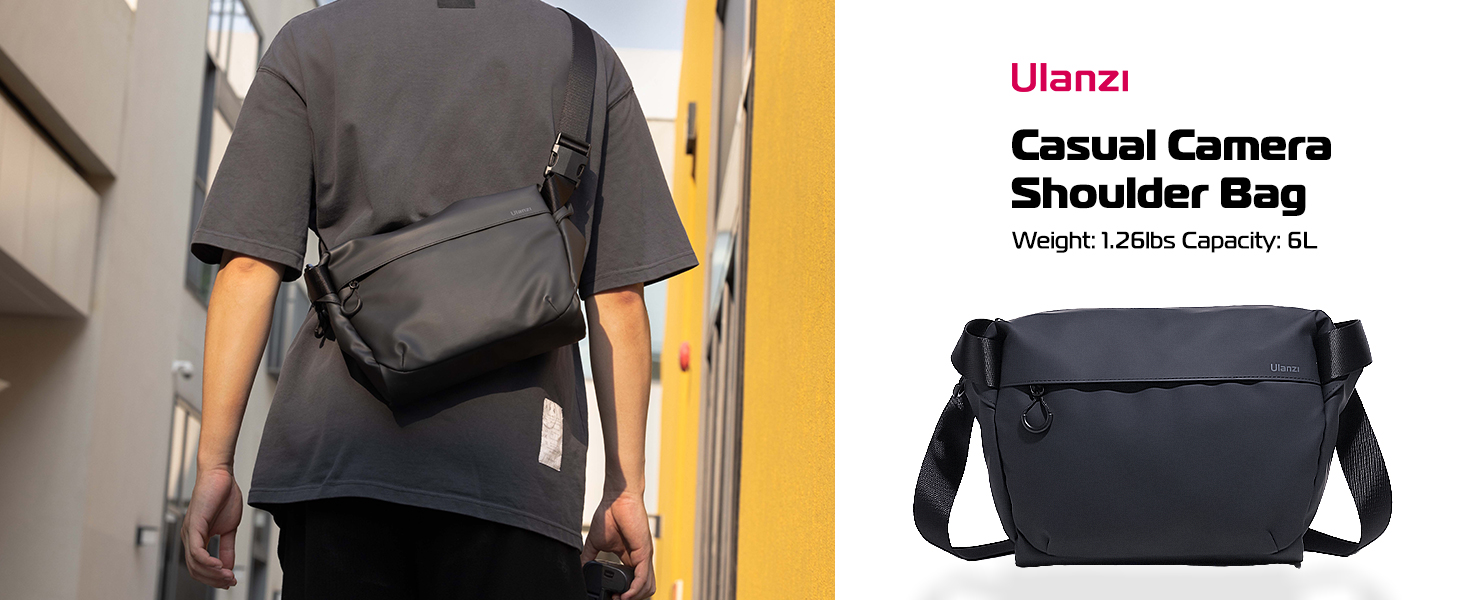ULANZI Versatile Camera Shoulder Bag Photography Travel Messenger Bag