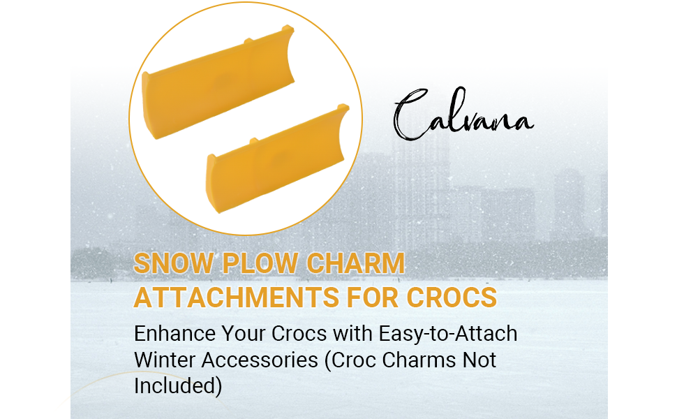Snow Plow Attachments for Crocs Enhance Your Crocs with