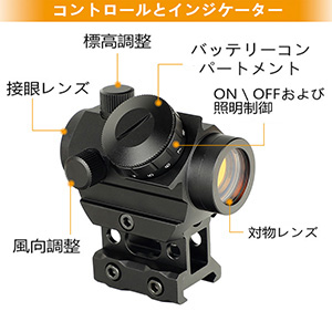 ドットサイト 2点バラ売り Amazon.co.jp: ohhunt ドットサイト 1X25mm ダットサイト 反射