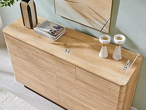 Modern 7 Drawer Dresser with 52" Wide Tabletop