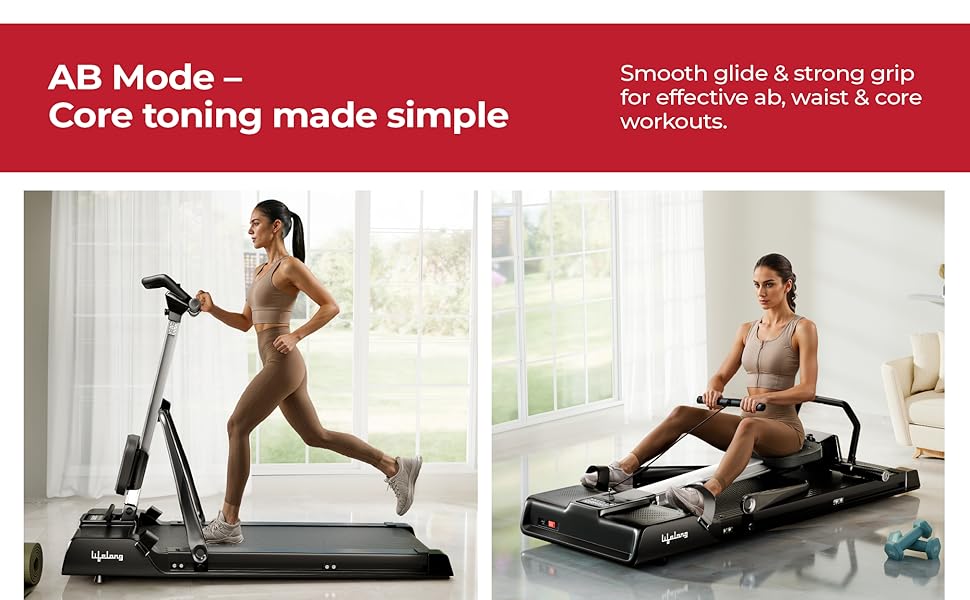 Lifelong FitPro 3-in-1 Treadmill for Home 