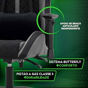 Cadeira Gamer, Gamming, Games, Setup Gamer, ELG, CH35, Yazi