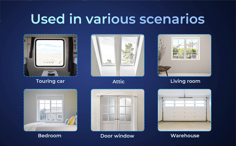 Sumobaby Window Privacy Film,Window shades, blackout Shades for Window